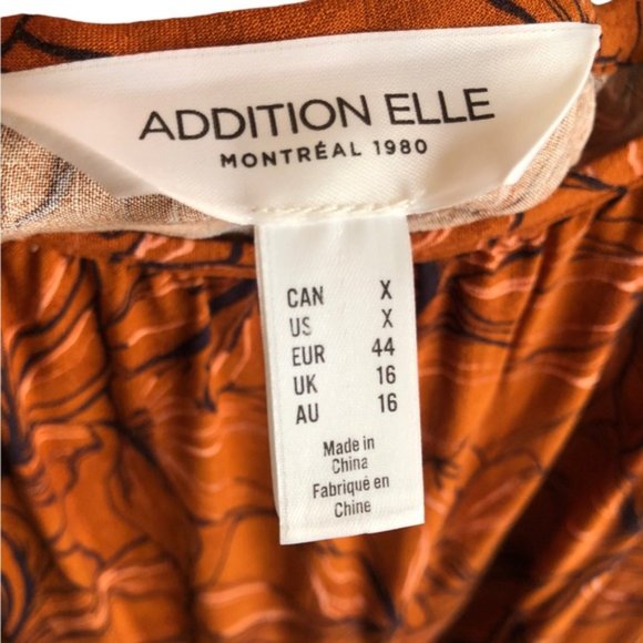 Addition Elle Maxi Dress Size X Tie Straps Autumn Floral - Picture 10 of 15